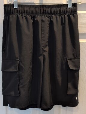Champion Black Men's Cargo Shorts with Elastic Waist